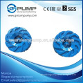 Slurry pump and mining pump spare parts metal and rubber